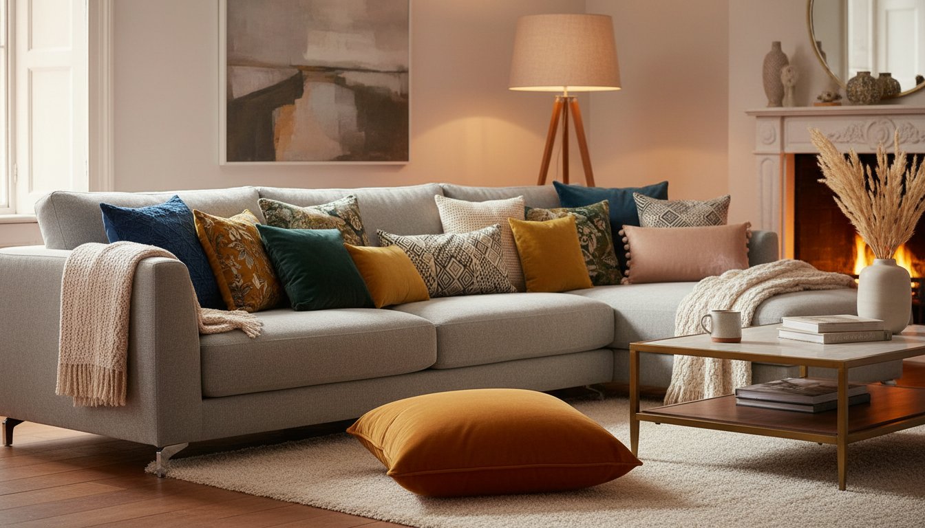 Hero Biała poduszka w kształcie węzła